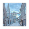 Snowy Village Canvas Art