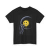 Astronaut Spray-Paint Smile T-Shirt — Space Graffiti Graphic Tee