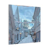 Snowy Village Canvas Art