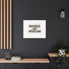 Progress Not Perfection Canvas | Handwritten Marker Brush Script, Motivational Wall Art