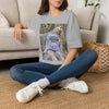Graphic T-Shirt — "I Survived Monday Barely" Casual Women's Tee