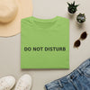 Do Not Disturb T-Shirt — Minimalist Graphic Tee with Back Checklist