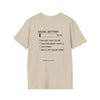 Social Battery: 3% T-Shirt — Introvert Graphic Tee