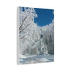Winter Church Canvas Print