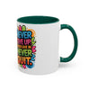 Never Give Up Colorful Inspirational Mug (11oz, 15oz)