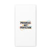 Progress Not Perfection Canvas | Handwritten Marker Brush Script, Motivational Wall Art