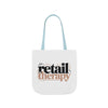 Canvas Tote Bag — "Retail Therapy" Printed Shopper