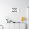 Progress Not Perfection Canvas | Handwritten Marker Brush Script, Motivational Wall Art