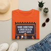 Funny Game Show T-Shirt — "Name Something a Drug Dealer Always Says" Graphic Tee