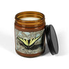 Butterfly Essence Scented Soy Candle - Eco-Friendly Amber Jar
