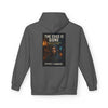 Unisex Fleece Hoodie - 'The Edge is Gone' Inspirational Design