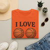Ladies Funny Basketball T-Shirt — Funny Basketball Tee for Women