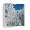 Winter Church Canvas Print