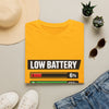 Low Battery High Anxiety T-Shirt — Funny Mental Health Graphic Tee