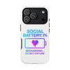 Social Battery Case - Keep Your Energy Charged!