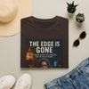 The Edge Is Gone T-Shirt | Book Cover Design, Moody Urban Portrait