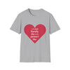 you are literally the only person I like T-Shirt | Heart Typography Valentine