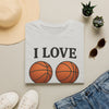 Ladies Funny Basketball T-Shirt — Funny Basketball Tee for Women