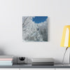 Winter Church Canvas Print
