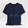 BOOKED outline text shirt Tee | hollow font minimalist typography