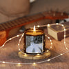 Winter Serenity Scented Soy Candle - Amber Jar