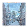 Snowy Village Canvas Art