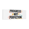 Progress Not Perfection Canvas | Handwritten Marker Brush Script, Motivational Wall Art