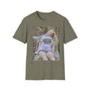 Graphic T-Shirt — "I Survived Monday Barely" Casual Women's Tee