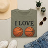 Ladies Funny Basketball T-Shirt — Funny Basketball Tee for Women