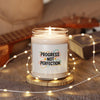 Progress Not Perfection Candle | Handwritten Marker Brush Script, Soy 9oz