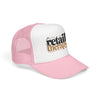 Retail Therapy Trucker Hat — Embroidered Foam Mesh Cap