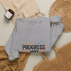 Progress Not Perfection Sweatshirt | handwritten marker style, brush script