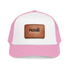Mid Profile Baseball Cap with Leather Patch (Rectangle)