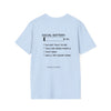 Social Battery: 3% T-Shirt — Introvert Graphic Tee