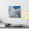 Winter Church Canvas Print