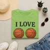 Ladies Funny Basketball T-Shirt — Funny Basketball Tee for Women