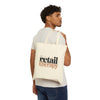 Tote Bag — "Retail Therapy" Canvas Shopper Tote