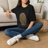 Fingerprint Art Tee — Golden Fingerprint Graphic T-Shirt