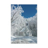 Winter Church Canvas Print