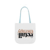 Canvas Tote Bag — "Retail Therapy" Printed Shopper