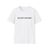 Do Not Disturb T-Shirt — Minimalist Graphic Tee with Back Checklist