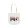 Canvas Tote Bag — "Retail Therapy" Printed Shopper