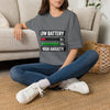 Low Battery High Anxiety T-Shirt — Funny Mental Health Graphic Tee
