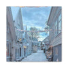 Snowy Village Canvas Art