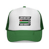 Trucker Cap – “Low Battery 6% / High Anxiety 100%” Graphic Mesh Hat