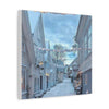 Snowy Village Canvas Art