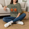 Ladies Funny Basketball T-Shirt — Funny Basketball Tee for Women