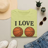 Ladies Funny Basketball T-Shirt — Funny Basketball Tee for Women