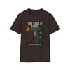 The Edge Is Gone T-Shirt | Book Cover Design, Moody Urban Portrait