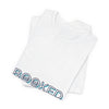 BOOKED outline text shirt Tee | hollow font minimalist typography